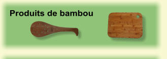 Produits de bambou